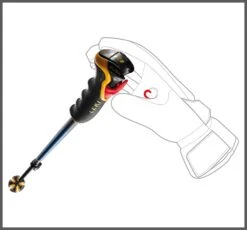 Leki Spitfire Vario 3D -France Camping Soldes Boutique batons leki spitfire vario 3d 05