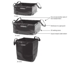 Cuvette Pliable Ortlieb 20 L -France Camping Soldes Boutique evier a eau ortlieb floding bowl 2