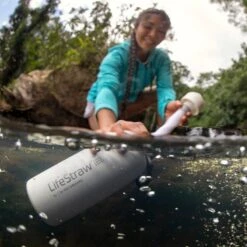 LifeStraw Go 2 Stainless Steel 0.7L -France Camping Soldes Boutique filtre bouteille gourde lifestraw go 2 stainless 06