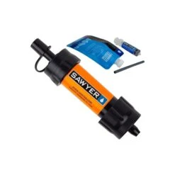 Sawyer Mini Water Filtration System -France Camping Soldes Boutique filtre sawyer mini water filtration system orange