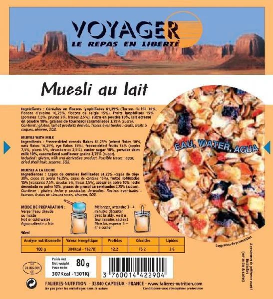 Muesli Au Lait - Voyager 3 Muesli Au Lait - Voyager