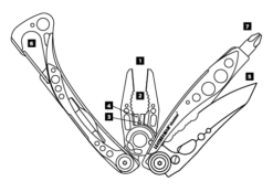 Leatherman Skeletool 9 Leatherman Skeletool -France Camping Soldes Boutique outil leatherman skeletool