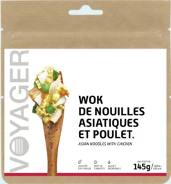 Wok De Nouilles Asiatiques Et Poulet - Voyager